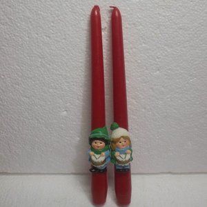 Set of Vintage Avon Littlest Drummer Candles (Damaged)